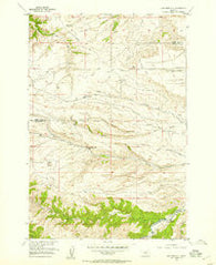 Cow Face Hill Montana Historical topographic map, 1:24000 scale, 7.5 X 7.5 Minute, Year 1955