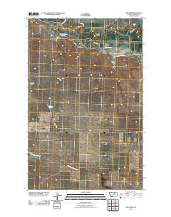 Cow Creek Montana Historical topographic map, 1:24000 scale, 7.5 X 7.5 Minute, Year 2011