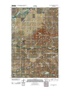 Cowan Reservoir Montana Historical topographic map, 1:24000 scale, 7.5 X 7.5 Minute, Year 2011