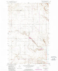Coyote Coulee Montana Historical topographic map, 1:24000 scale, 7.5 X 7.5 Minute, Year 1950