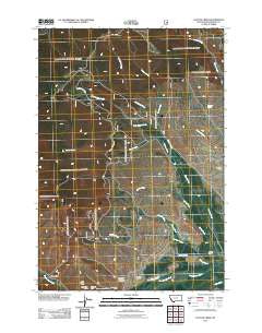 Coyote Creek Montana Historical topographic map, 1:24000 scale, 7.5 X 7.5 Minute, Year 2011