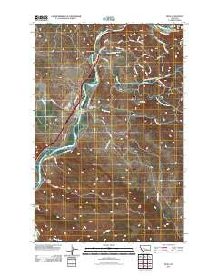 Craig Montana Historical topographic map, 1:24000 scale, 7.5 X 7.5 Minute, Year 2011