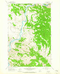 Craig Montana Historical topographic map, 1:24000 scale, 7.5 X 7.5 Minute, Year 1961