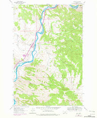 Craig Montana Historical topographic map, 1:24000 scale, 7.5 X 7.5 Minute, Year 1961
