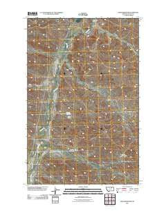 Craig Reservoir Montana Historical topographic map, 1:24000 scale, 7.5 X 7.5 Minute, Year 2011