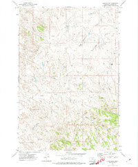 Crain Place Montana Historical topographic map, 1:24000 scale, 7.5 X 7.5 Minute, Year 1971