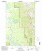 Crater Lake Montana Historical topographic map, 1:24000 scale, 7.5 X 7.5 Minute, Year 1994