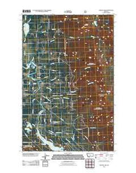 Crater Lake Montana Historical topographic map, 1:24000 scale, 7.5 X 7.5 Minute, Year 2011