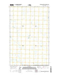 Creedman Coulee East OE N Montana Current topographic map, 1:24000 scale, 7.5 X 7.5 Minute, Year 2014