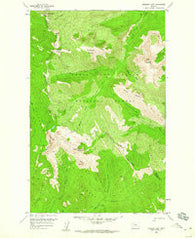 Crescent Cliff Montana Historical topographic map, 1:24000 scale, 7.5 X 7.5 Minute, Year 1958