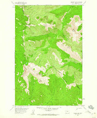 Crescent Cliff Montana Historical topographic map, 1:24000 scale, 7.5 X 7.5 Minute, Year 1958