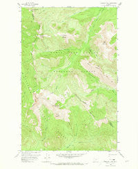 Crescent Cliff Montana Historical topographic map, 1:24000 scale, 7.5 X 7.5 Minute, Year 1958