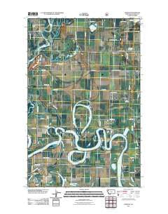 Creston Montana Historical topographic map, 1:24000 scale, 7.5 X 7.5 Minute, Year 2011