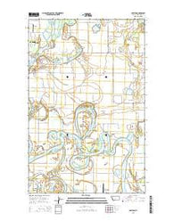 Creston Montana Current topographic map, 1:24000 scale, 7.5 X 7.5 Minute, Year 2014