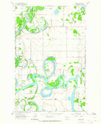 Creston Montana Historical topographic map, 1:24000 scale, 7.5 X 7.5 Minute, Year 1962