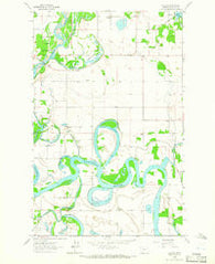 Creston Montana Historical topographic map, 1:24000 scale, 7.5 X 7.5 Minute, Year 1962