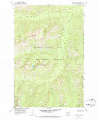 Crimson Peak Montana Historical topographic map, 1:24000 scale, 7.5 X 7.5 Minute, Year 1970