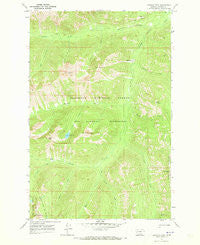 Crimson Peak Montana Historical topographic map, 1:24000 scale, 7.5 X 7.5 Minute, Year 1970