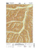 Crimson Peak Montana Current topographic map, 1:24000 scale, 7.5 X 7.5 Minute, Year 2014