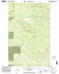 Cripple Horse Mountain Montana Historical topographic map, 1:24000 scale, 7.5 X 7.5 Minute, Year 1997