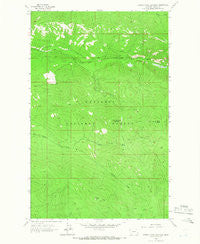 Cripple Horse Mountain Montana Historical topographic map, 1:24000 scale, 7.5 X 7.5 Minute, Year 1963