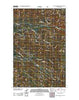 Cripple Horse Mountain Montana Historical topographic map, 1:24000 scale, 7.5 X 7.5 Minute, Year 2011