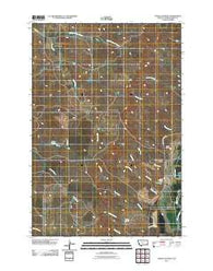 Cross S School Montana Historical topographic map, 1:24000 scale, 7.5 X 7.5 Minute, Year 2011