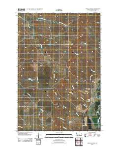 Cross S School Montana Historical topographic map, 1:24000 scale, 7.5 X 7.5 Minute, Year 2011