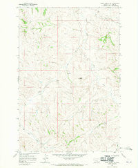 Crow Agency NE Montana Historical topographic map, 1:24000 scale, 7.5 X 7.5 Minute, Year 1967