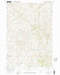 Crow Agency SE Montana Historical topographic map, 1:24000 scale, 7.5 X 7.5 Minute, Year 1967