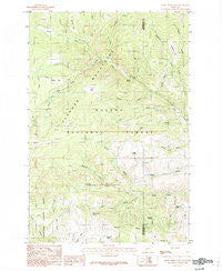 Crow Creek Falls Montana Historical topographic map, 1:24000 scale, 7.5 X 7.5 Minute, Year 1985