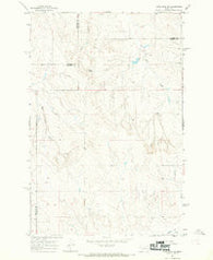 Crow Rock SE Montana Historical topographic map, 1:24000 scale, 7.5 X 7.5 Minute, Year 1965