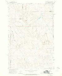 Crow Rock SE Montana Historical topographic map, 1:24000 scale, 7.5 X 7.5 Minute, Year 1965