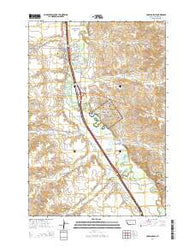Crow Agency Montana Current topographic map, 1:24000 scale, 7.5 X 7.5 Minute, Year 2014