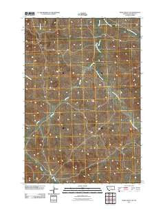Crow Agency NE Montana Historical topographic map, 1:24000 scale, 7.5 X 7.5 Minute, Year 2011