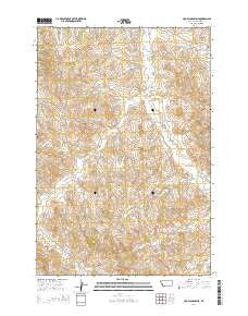 Crow Agency NE Montana Current topographic map, 1:24000 scale, 7.5 X 7.5 Minute, Year 2014