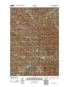 Crow Agency SE Montana Historical topographic map, 1:24000 scale, 7.5 X 7.5 Minute, Year 2011