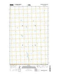 Crow Creek Dam OE N Montana Current topographic map, 1:24000 scale, 7.5 X 7.5 Minute, Year 2014