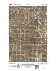 Crow Rock SE Montana Historical topographic map, 1:24000 scale, 7.5 X 7.5 Minute, Year 2011