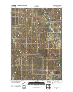 Crow Rock SE Montana Historical topographic map, 1:24000 scale, 7.5 X 7.5 Minute, Year 2011
