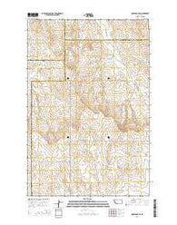 Crow Rock SE Montana Current topographic map, 1:24000 scale, 7.5 X 7.5 Minute, Year 2014
