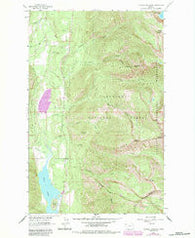 Crowell Mountain Montana Historical topographic map, 1:24000 scale, 7.5 X 7.5 Minute, Year 1963