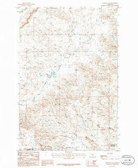 Crowley Dam Montana Historical topographic map, 1:24000 scale, 7.5 X 7.5 Minute, Year 1986