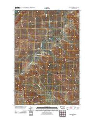 Crowley Dam Montana Historical topographic map, 1:24000 scale, 7.5 X 7.5 Minute, Year 2011