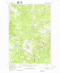 Crown Butte Montana Historical topographic map, 1:62500 scale, 15 X 15 Minute, Year 1955