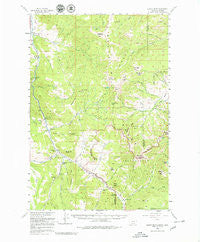 Crown Butte Montana Historical topographic map, 1:62500 scale, 15 X 15 Minute, Year 1955