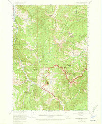Crown Butte Montana Historical topographic map, 1:62500 scale, 15 X 15 Minute, Year 1955