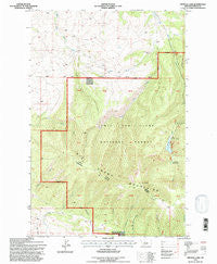 Crystal Lake Montana Historical topographic map, 1:24000 scale, 7.5 X 7.5 Minute, Year 1995