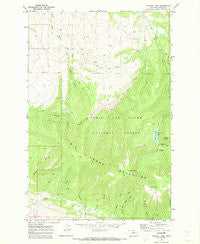 Crystal Lake Montana Historical topographic map, 1:24000 scale, 7.5 X 7.5 Minute, Year 1970