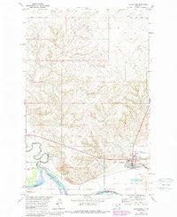 Culbertson Montana Historical topographic map, 1:24000 scale, 7.5 X 7.5 Minute, Year 1969